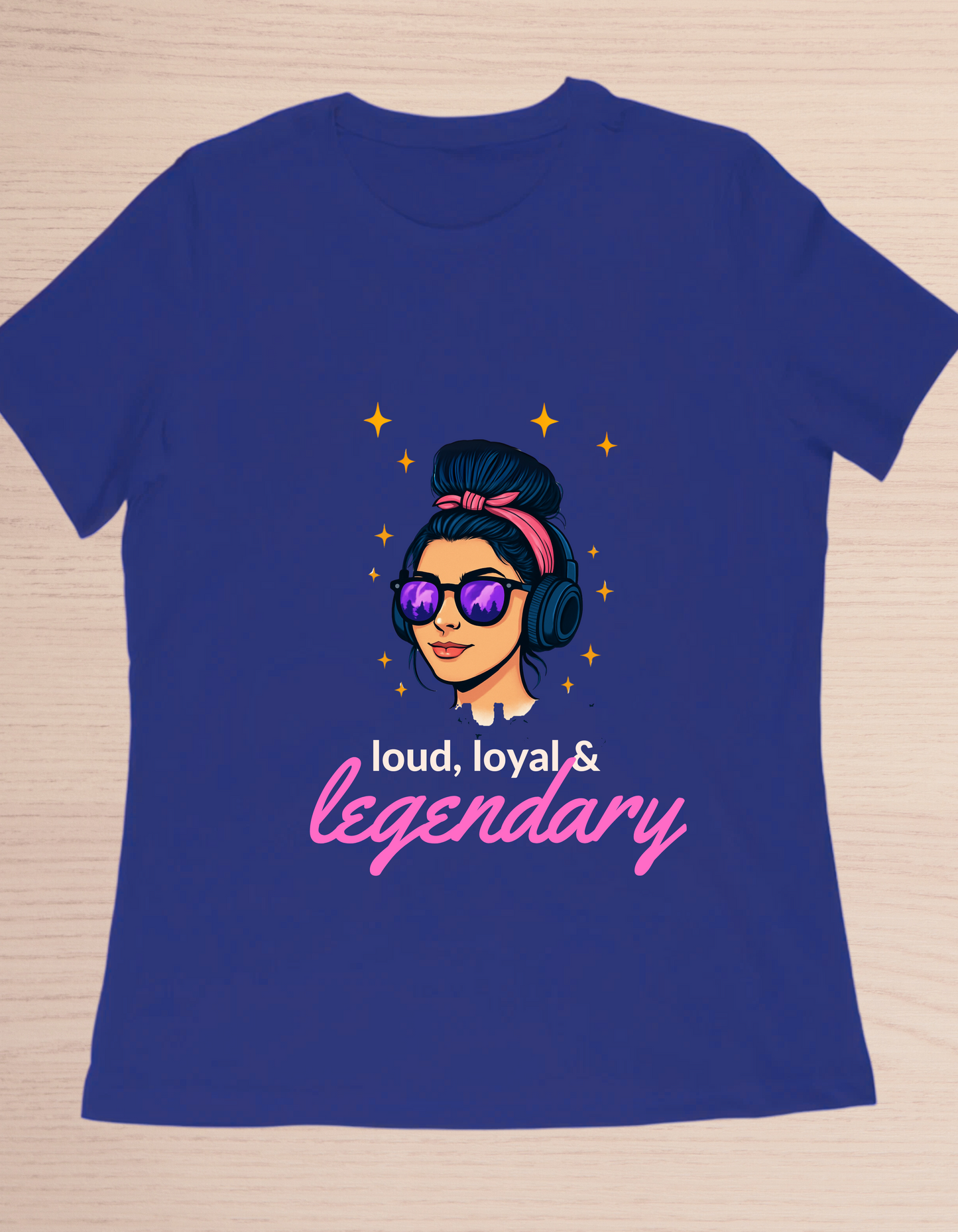 Lound and Loyal Friendship Blue T-Shirt – Gift for Best Friend