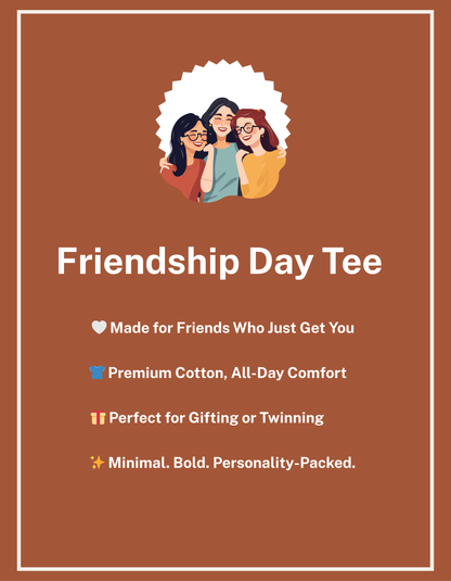 In Sync Always Trio Brown T-Shirt – For Friends