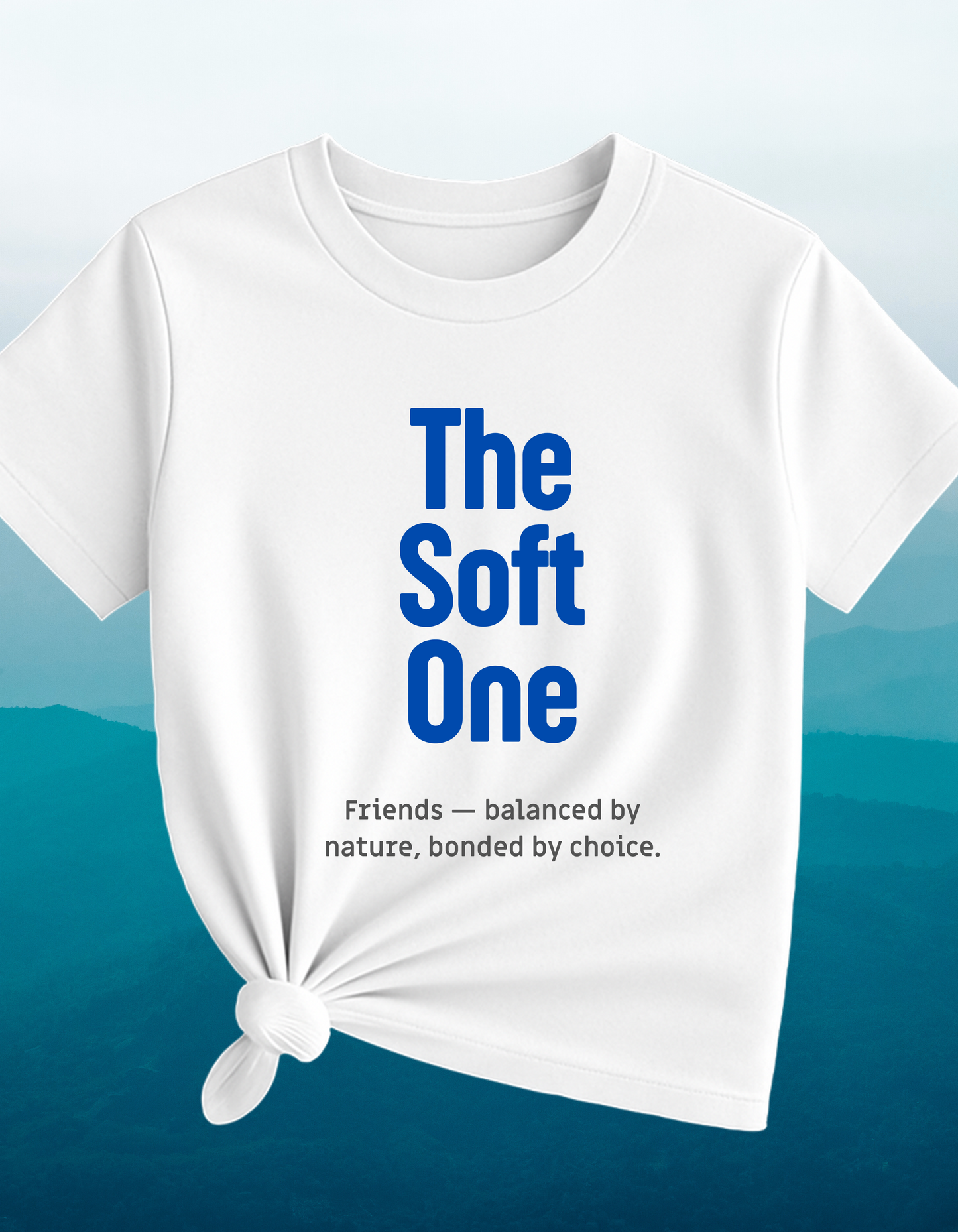 The Soft One Typography T-Shirt – Gift for Best Friend